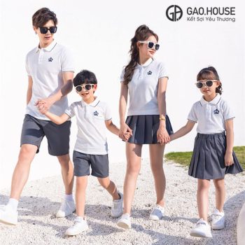 Áo gia đình có cổ Gạo House GF1890085