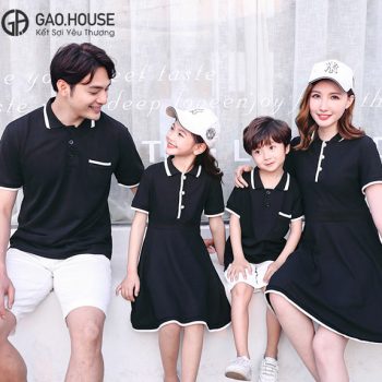 Áo gia đình có cổ Gạo House GF2020006