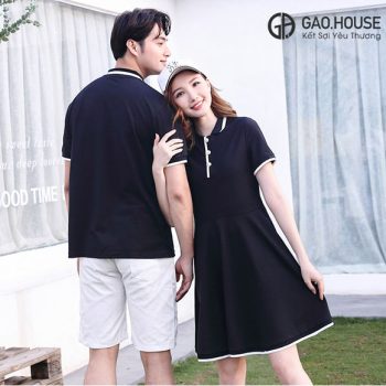 Áo gia đình có cổ Gạo House GF2020006