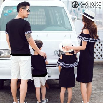 Áo váy gia đình Gạo House GF1860103