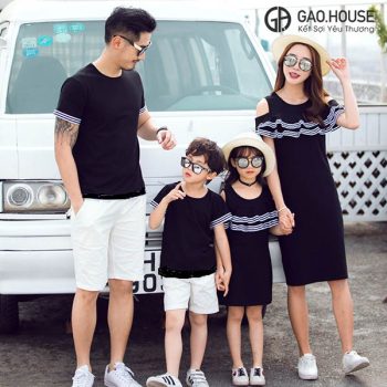 Áo váy gia đình Gạo House GF1860103