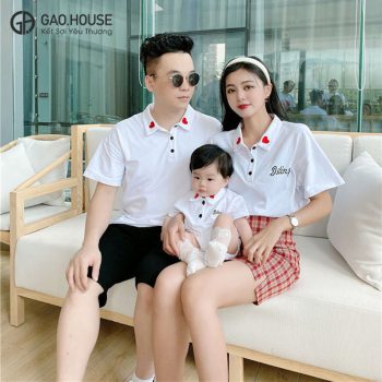 Áo gia đình có cổ Gạo House GF1890071