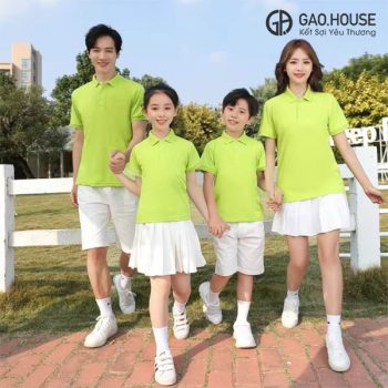 Áo gia đình có cổ Gạo House GF1890079