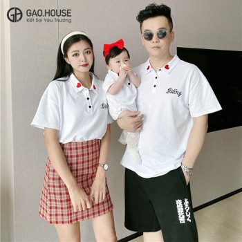 Áo gia đình có cổ Gạo House GF1890071