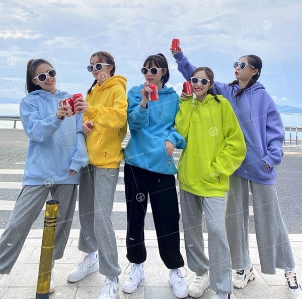 Áo hoodie đồng phục nhóm gia đình