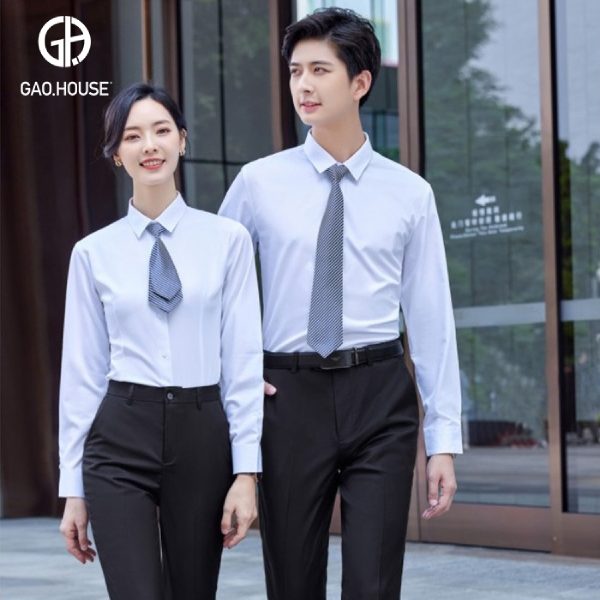 Áo sơ mi đồng phục công ty xanh thiên thanh GUC1980168