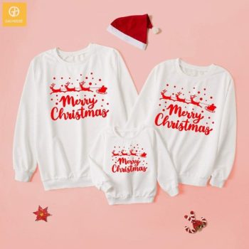 Áo sweater gia đình Noel Merry Christmas GF1824134