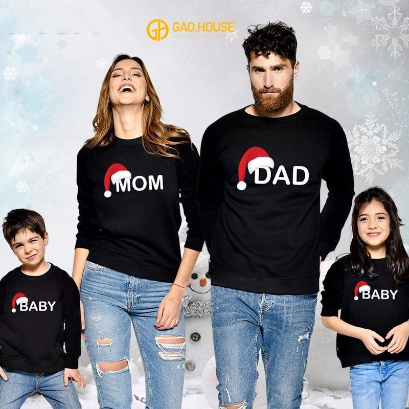 Áo gia đình giáng sinh Gạo House GF1824002