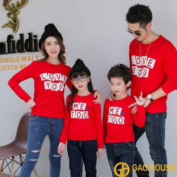 Áo gia đình mùa đông Gạo House GF1890026