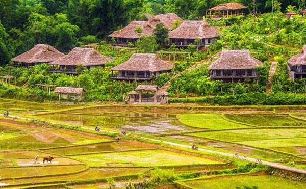 Check-in bản Lác Mai Châu