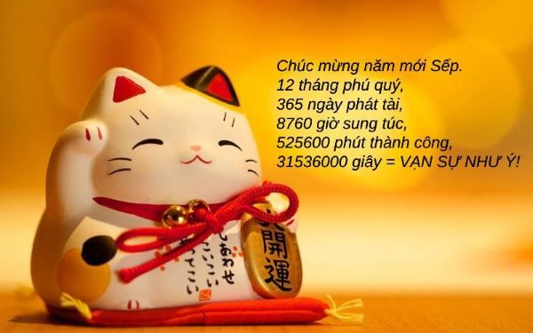 chúc sếp năm mới