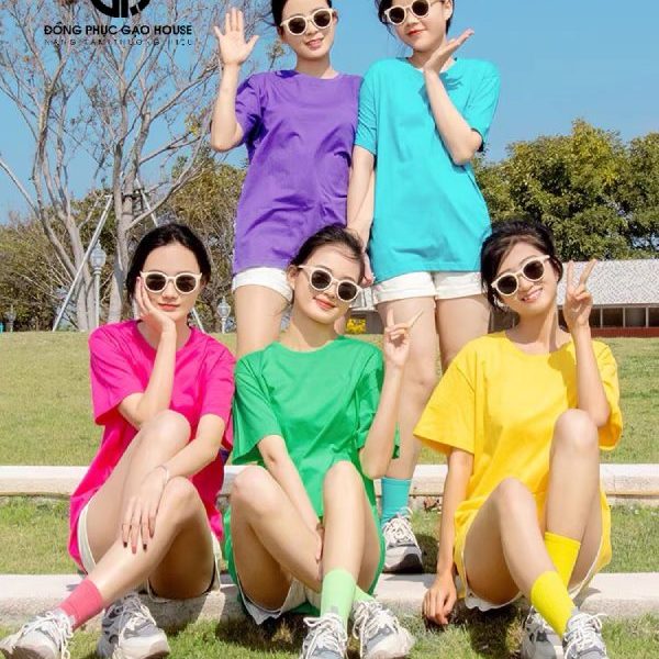 Set áo nhóm đa sắc màu HOT Hè 2024