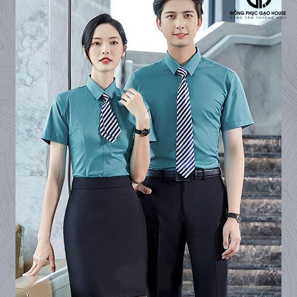 Đồng phục sơ mi công sở thanh lịch