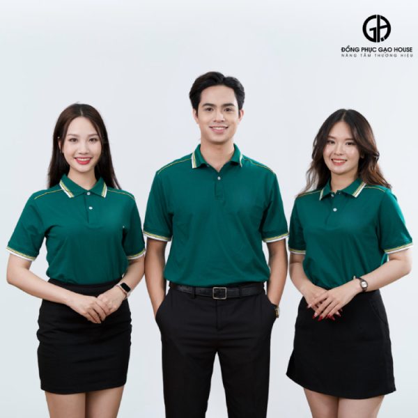 đồng phục công ty màu xanh ve chai