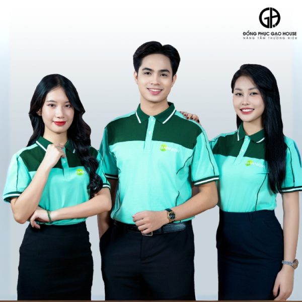 Áo polo đồng phục công ty Garnier thanh lịch