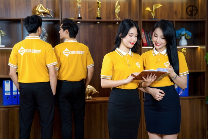 đồng phục polo doanh nghiệp Sun Group