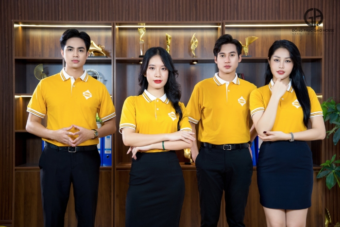 thiết kế áo polo đồng phục Sun Group