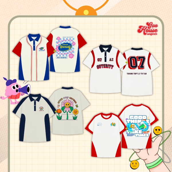 Đồng phục lớp in hình cool ngầu, bắt mắt