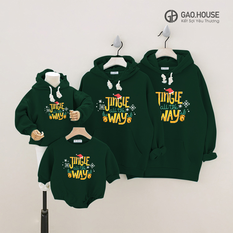 áo hoodie gia đình noel