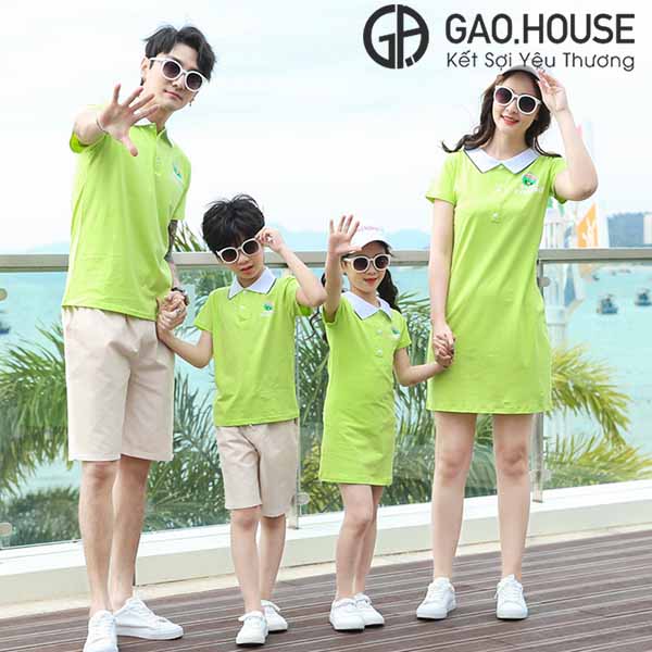 váy đồng phục gia đình