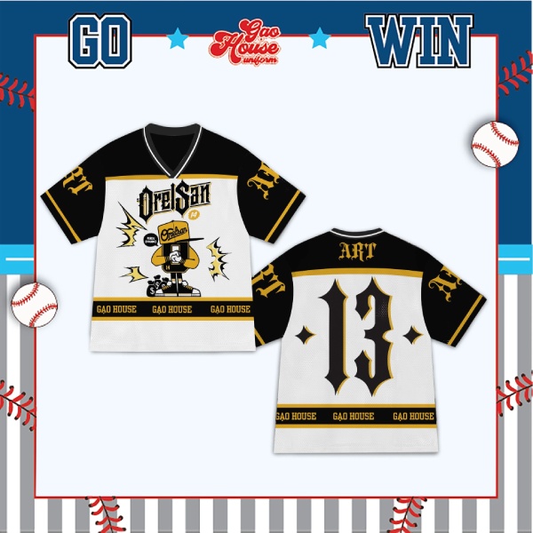 Đồng Phục Lớp 3D Màu Trắng Phối Đen In Hình Nổi Bật