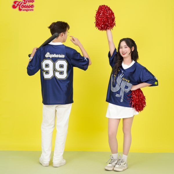 áo đồng phục lớp màu xanh than