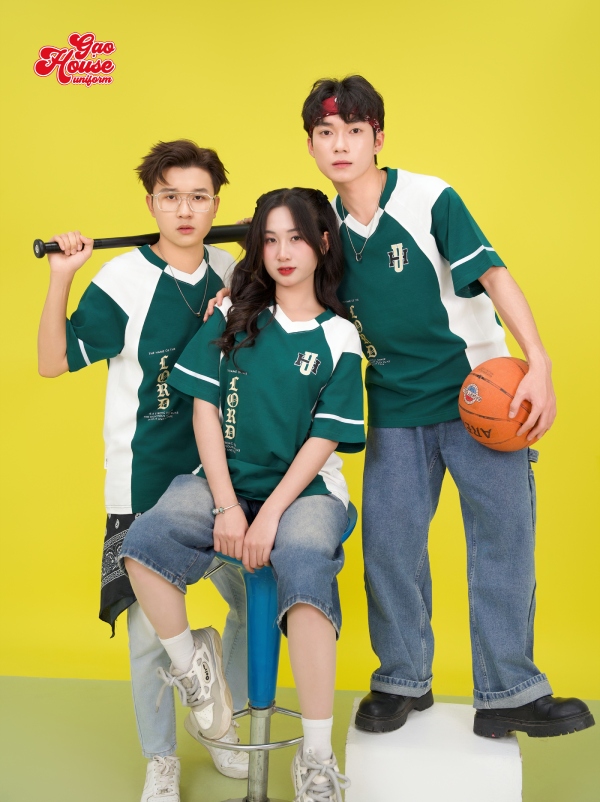 áo đồng phục lớp xanh lá