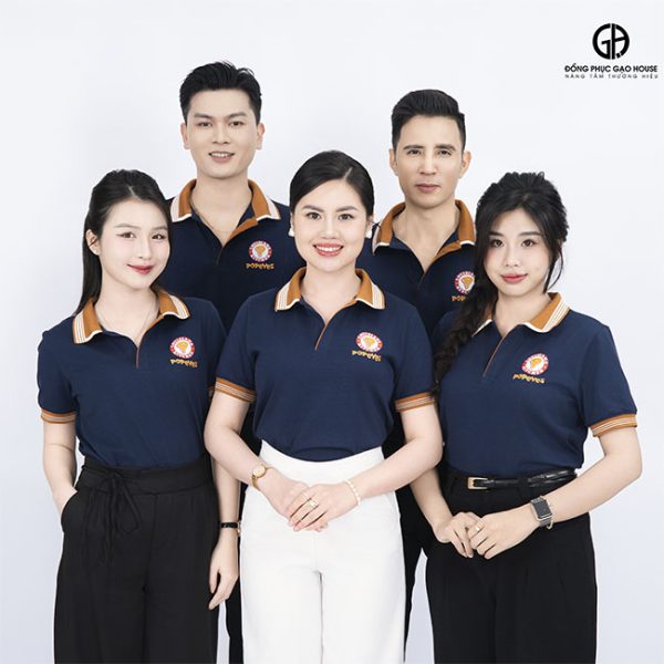 áo đồng phục nhà hàng popeyes giá rẻ