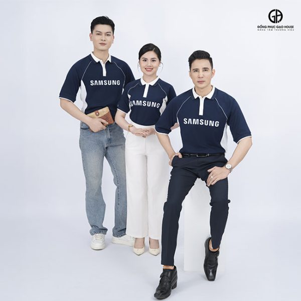áo polo đồng phục công ty samsung