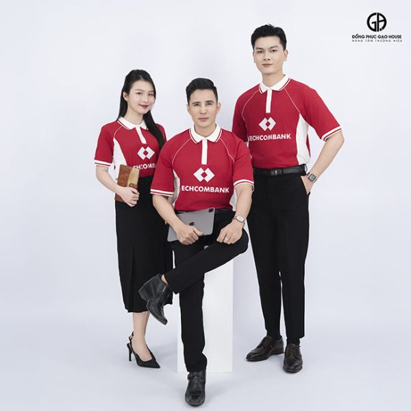 áo thun đồng phục công ty techcombank