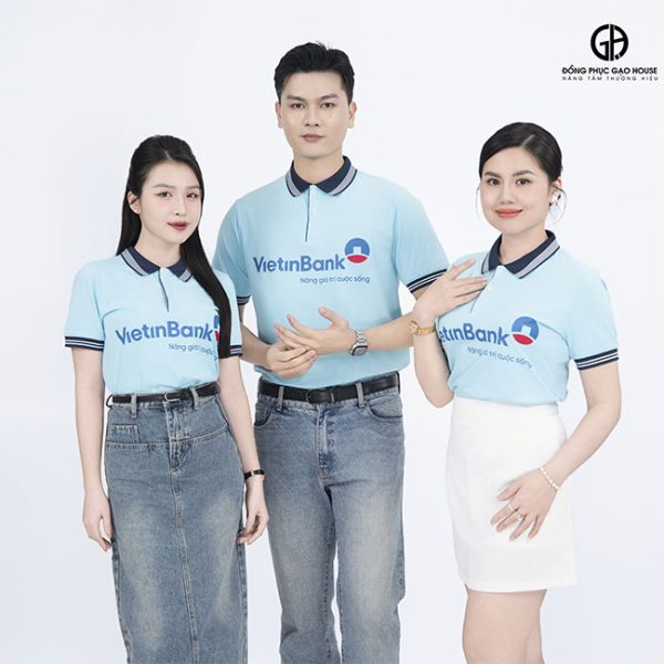 đồng phục doanh nghiệp vietinbank có cổ