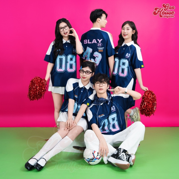 đồng phục lớp in slogan a3