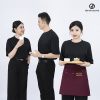 đồng phục nhân viên phục vụ cổ tròn