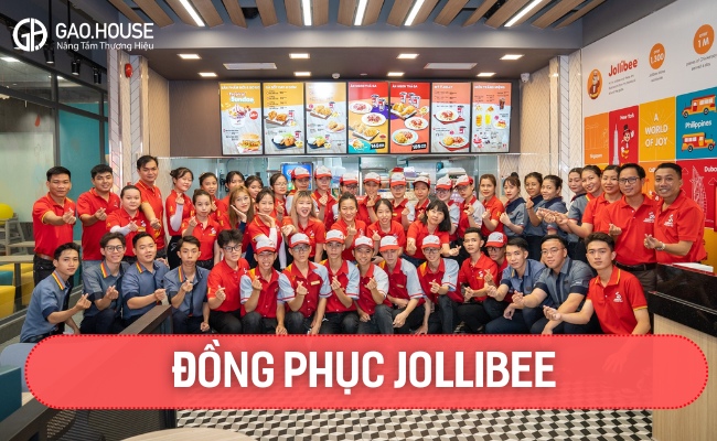đồng phục doanh nghiệp jollibee