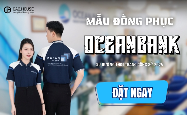 Gạo House may in đồng phục Oceanbank