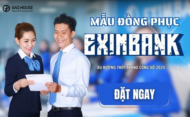 may in áo đồng phục eximbank giá rẻ