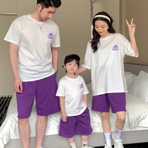 Áo đồng phục gia đình oversize