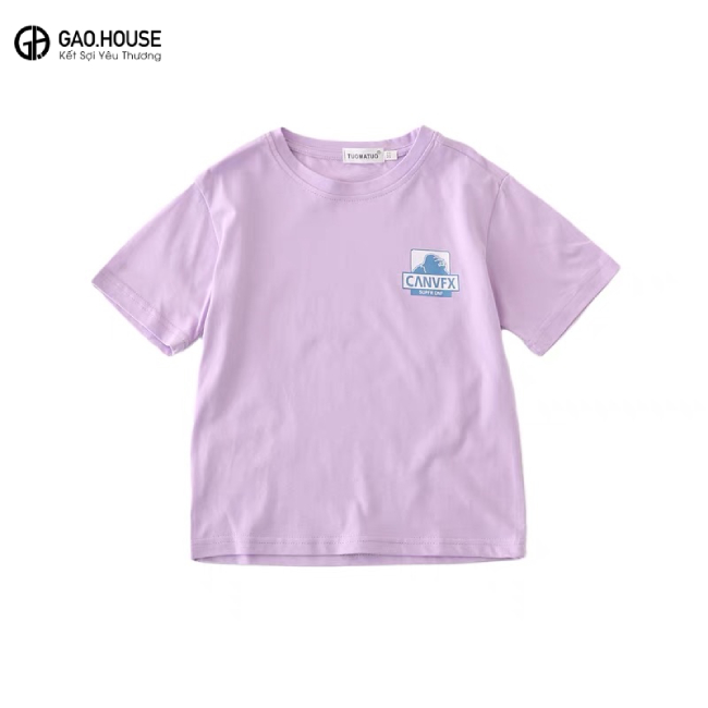 Áo phông đồng phục gia đình màu tím