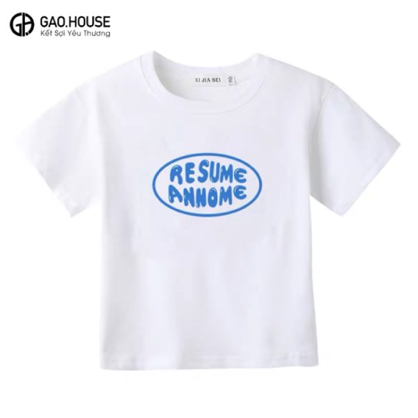 Áo thun đồng phục gia đình màu trắng