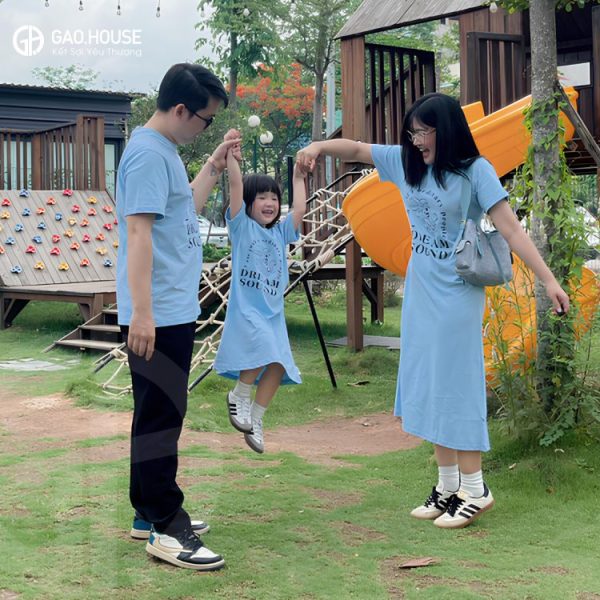 Áo váy gia đình mát mẻ