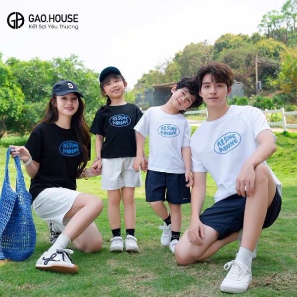 In áo gia đình theo yêu cầu tại Gạo House
