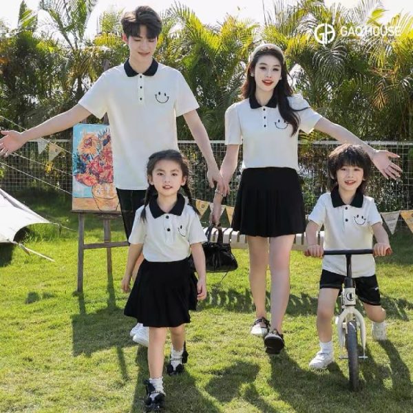 Mẫu áo gia đình đẹp Gạo House