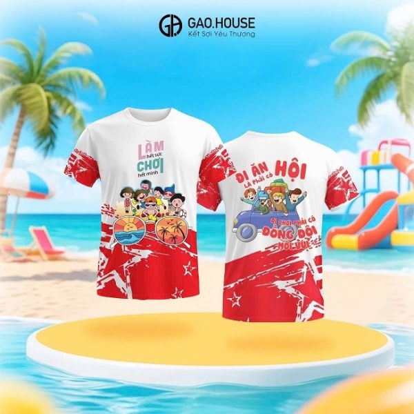 Áo nhóm 3D làm hết sức chơi hết mình