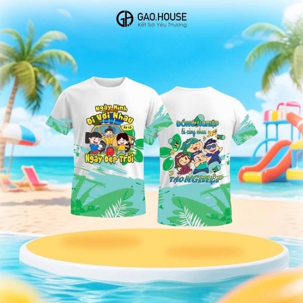 Áo nhóm 3D ngày mình đi với nhau