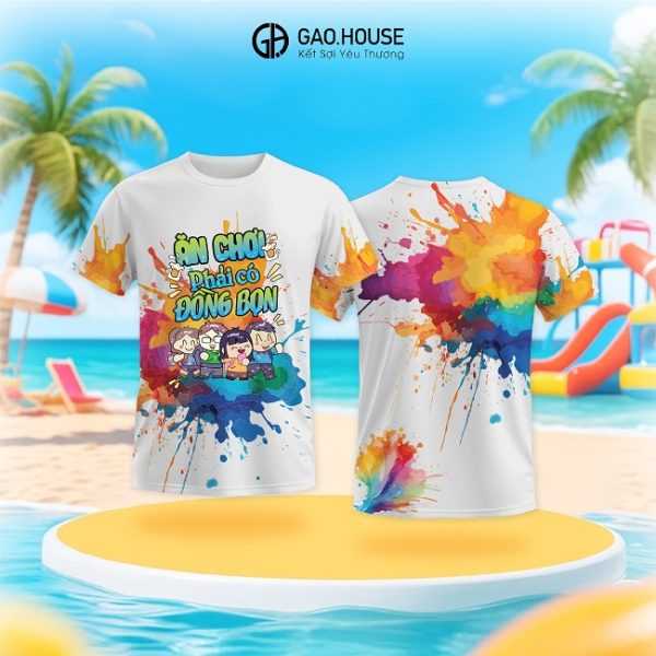 Áo nhóm loang ăn chơi có đồng bọn