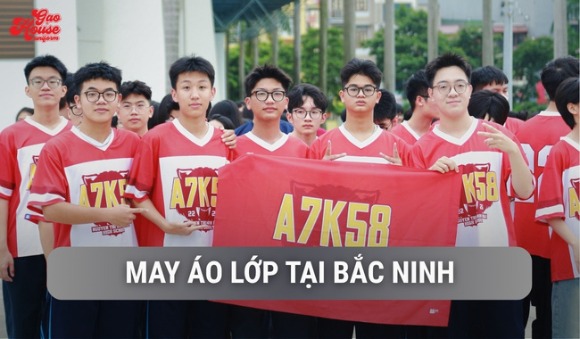 Gạo House may áo lớp tại Bắc Ninh