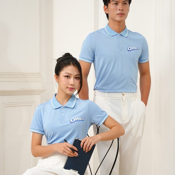 may áo đồng phục công ty oreo