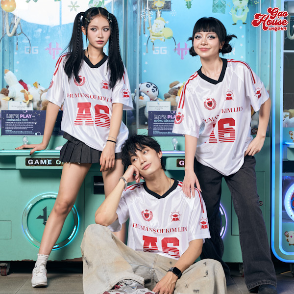 Đồng Phục Lớp Thể Thao Line Up A6 Màu Trắng