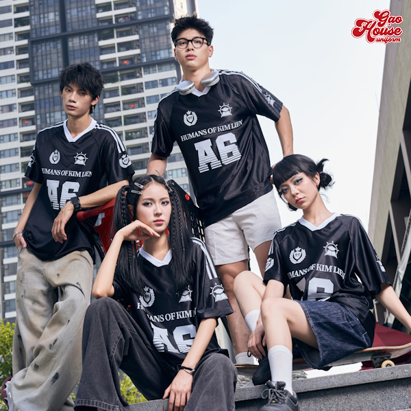 Đồng Phục Lớp Thể Thao A6 Tone Đen Huyền Bí