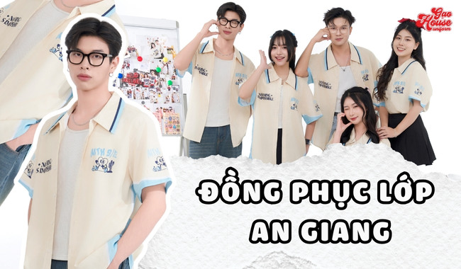 Gạo House may áo đồng phục lớp An Giang